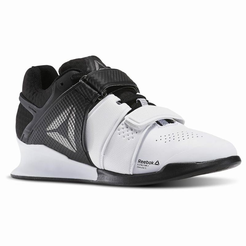 Adidasi Training Reebok Legacy Lifter Dama Albi/Negrii Romania VX2337ER